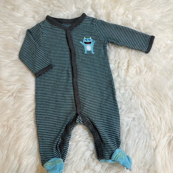 Baby Boy 3 Months Footies - Picture 6 of 6